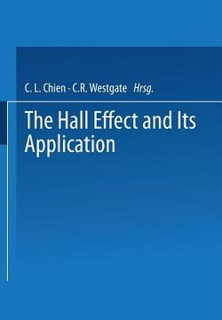 portada The Hall Effect and Its Applications (en Inglés)