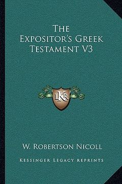 portada the expositor's greek testament v3