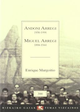 portada Andoni Arregi (1930-1998) (in Basque)
