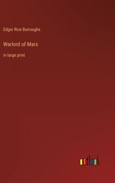 portada Warlord of Mars: in large print (en Inglés)