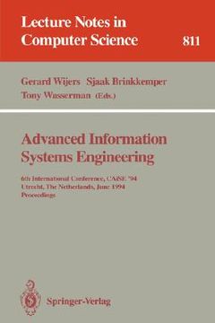 portada advanced information systems engineering (in English)