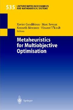 portada Metaheuristics for Multiobjective Optimisation (in English)
