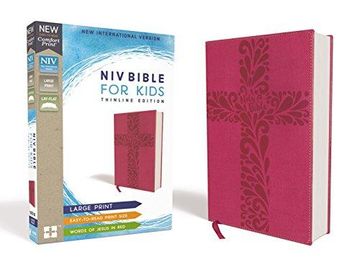 portada Holy Bible: New International Version, Bible For Kids, Pink, Imitation Leather, Thinline Edition (in English)