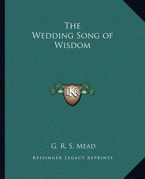 portada the wedding song of wisdom (en Inglés)