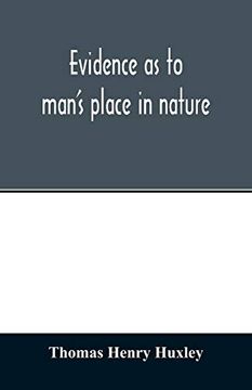portada Evidence as to Man's Place in Nature 