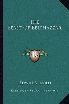 portada the feast of belshazzar (en Inglés)