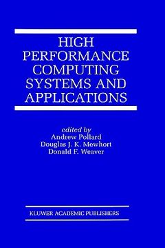 portada high performance computing systems and applications (in English)