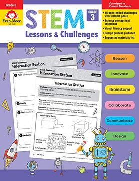 portada Stem Lessons and Challenges, Grade 3 (in English)