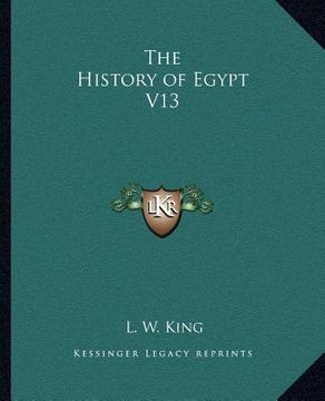 portada the history of egypt v13 (en Inglés)