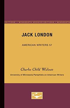 portada Jack London - American Writers 57: University of Minnesota Pamphlets on American Writers (en Inglés)