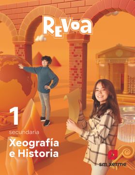 portada Xeografia e Historia 1º eso Proyecto Revuela Galicia ed 2022 (en Gallego)