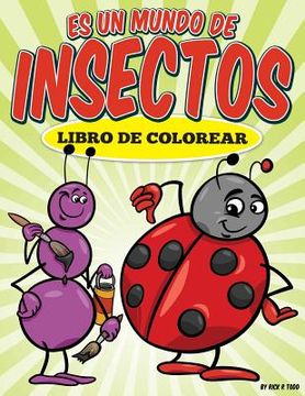 portada Libro de colorear: Es un mundo de insectos