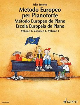 portada Método Europeo per Pianoforte (en Portuguese, Spanish, Italian)