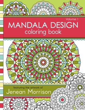 portada Mandala Design Coloring Book: Volume 1 (Jenean Morrison Adult Coloring Books) (in English)