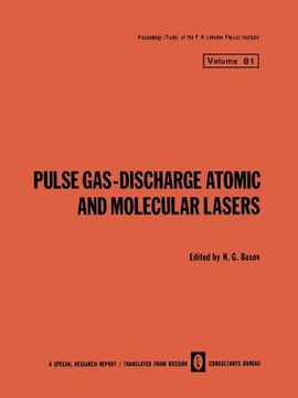 portada Pulse Gas-Discharge Atomic and Molecular Lasers (en Inglés)
