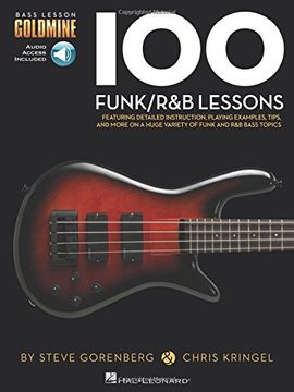 portada Bass Lesson Goldmine: 100 Funk/R&B Lessons (Book/Online Audio) (Bass Lesson Goldmine Series)