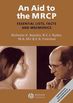 portada an aid to the mrcp: essential lists, facts and mnemonics (in English)