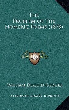 portada the problem of the homeric poems (1878) (en Inglés)