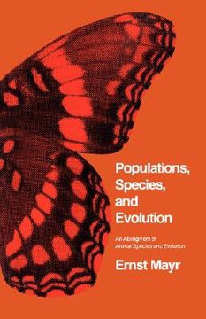portada populations, species, and evolution: an abridgment of "animal species and evolution" (in English)