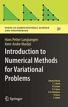 portada Introduction to Numerical Methods for Variational Problems: 21 (Texts in Computational Science and Engineering) 
