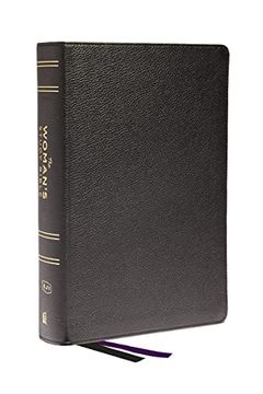 portada Kjv, the Woman'S Study Bible, Genuine Leather, Black, red Letter, Full-Color Edition, Comfort Print: Receiving God'S Truth for Balance, Hope, and Transformation (en Inglés)