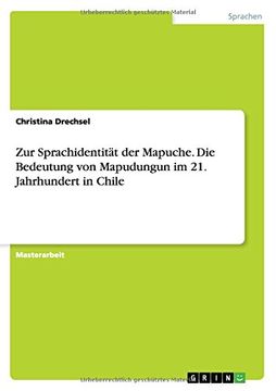 portada Zur Sprachidentität der Mapuche. Die Bedeutung von Mapudungun im 21. Jahrhundert in Chile (German Edition)