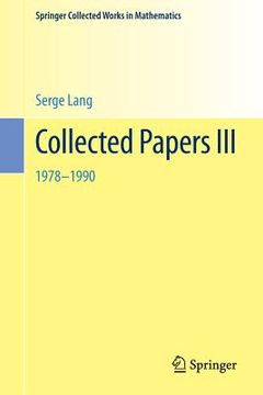 portada collected papers iii: 1978 1990 (en Francés)