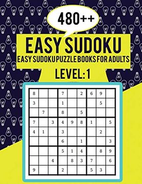 portada 480++ Easy Sudoku: Easy Sudoku Puzzle Books for Adults Level 1 | Perfect for Beginners | Large Print Puzzles | Easy Sudoku for Senior (in English)