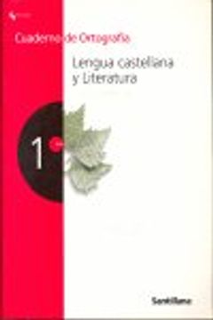 portada Cuaderno de Ortografía Lengua Castellana y Literatura 1 Secundaria