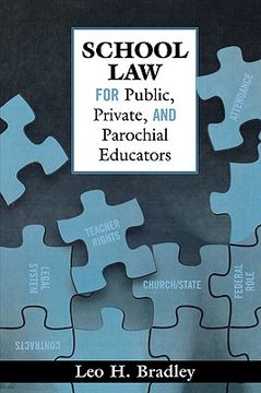 portada school law for public, private, and parochial educators (en Inglés)