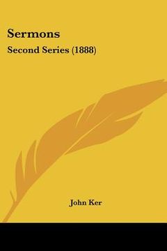 portada sermons: second series (1888) (en Inglés)