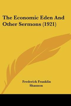 portada the economic eden and other sermons (1921) (in English)