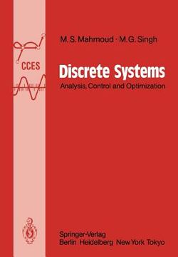 portada discrete systems: analysis, control and optimization (en Inglés)