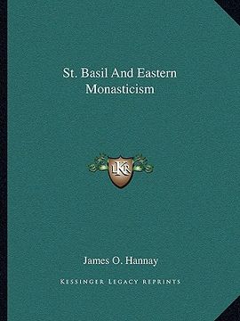 portada st. basil and eastern monasticism (en Inglés)
