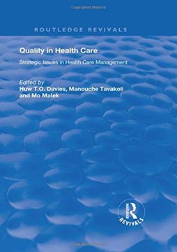 portada Quality in Health Care: Strategic Issues in Health Care Management (en Inglés)