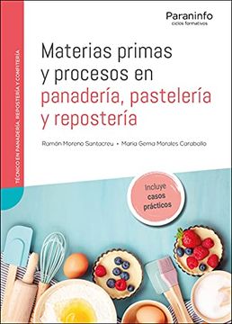 portada Materias Primas y Procesos en Panadería, Pastelería y Repostería