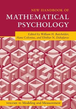 portada New Handbook of Mathematical Psychology (Cambridge Handbooks in Psychology) (en Inglés)