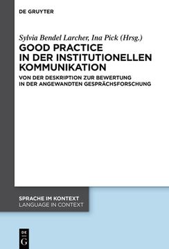 portada Good practice in der institutionellen Kommunikation (en Alemán)