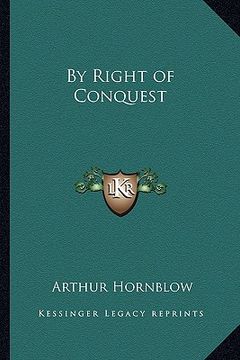 portada by right of conquest (en Inglés)