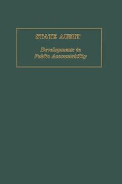 portada State Audit: Developments in Public Accountability (en Inglés)