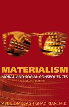 portada Materialism: Moral and Social Consequences