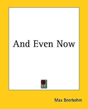 portada and even now (in English)