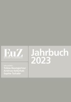 portada EuZ - Zeitschrift für Europarecht - Jahrbuch 2023
