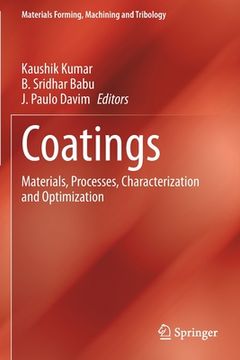 portada Coatings: Materials, Processes, Characterization and Optimization