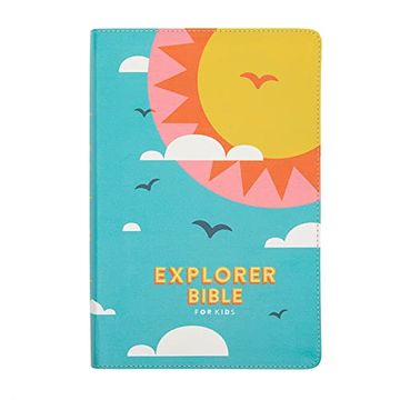 portada Csb Explorer Bible for Kids, Hello Sunshine Leathertouch, red Letter, Full-Color Design, Photos, Illustrations, Charts, Videos, Activities, Easy-To-Read Bible Serif Type 