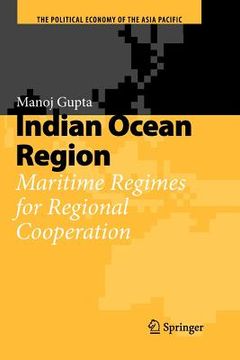 portada indian ocean region: maritime regimes for regional cooperation (en Inglés)
