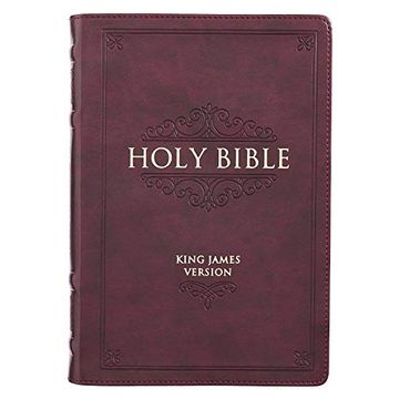 portada Kjv Bible Thinline Burgundy (en Inglés)
