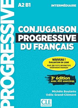 portada Conjugaison Progressive du Français - Intermédiaire - 3Ème Édition - Application + cd (en Francés)