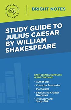 portada Study Guide to Julius Caesar by William Shakespeare (Bright Notes) (in English)