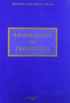 portada Legislación de Protocolo (in Spanish)